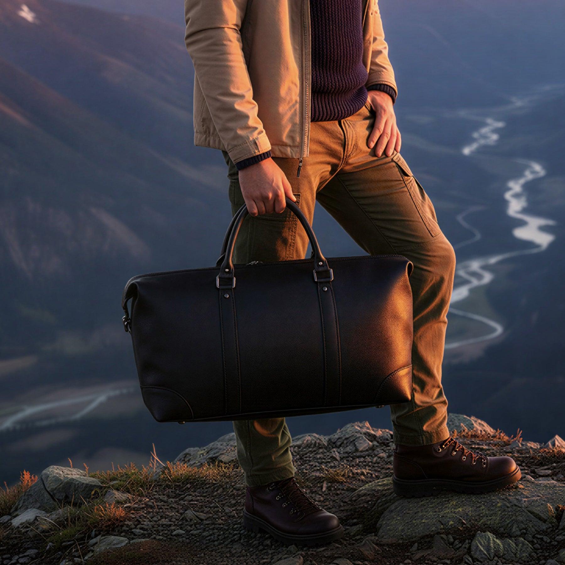 Leather Duffle Bag